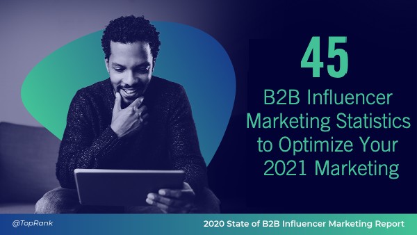 B2B influencer marketing statistics