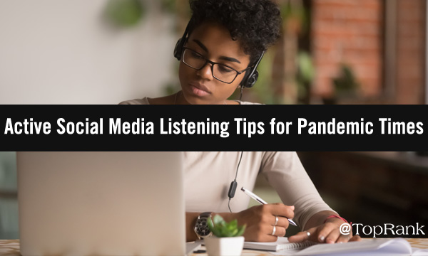 Active social media listening